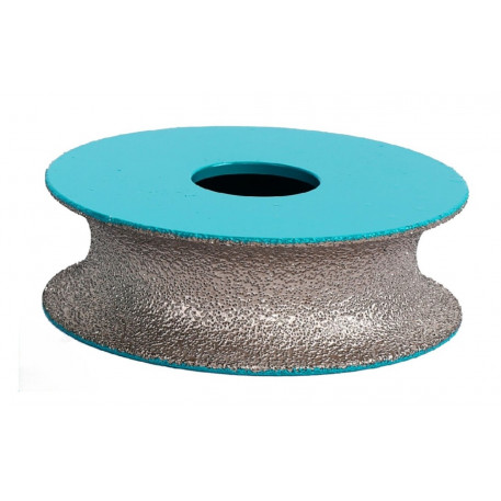 Freza diamantata pentru profilare granit, marmura, gresie Profil Semicerc exterior, R-20mm, ∅75x22,23mm - BIHUI-DGW320 [1]