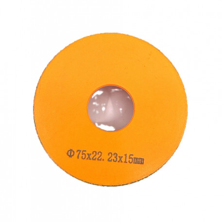 Freza diamantata pentru profilare granit, marmura, gresie Profil Semicerc Full Bullnose exterior, R-15mm, ∅75x22,23mm - DXDY.FPP.BN15 [1]