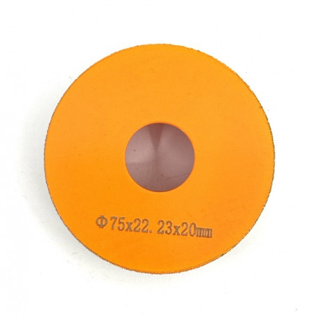 Freza diamantata pentru profilare granit, marmura, gresie Profil Semicerc Full Bullnose exterior, R-20mm, ∅75x22,23mm - DXDY.FPP.BN20 [1]