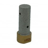 Freza tip deget pt. frezari in gresie portelanata si piatra - diametrul 20mm, lungime 50mm - prindere M14 - DXDY.GOLD.Finger.D20.H50 Freza tip deget pt. frezari in gresie portelanata si piatra - diametrul 20mm, lungime 50mm - prindere M14 - DXDY.GOLD.Finger.D20.H50