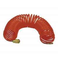 Furtun spiralat flexibil aer comprimat cu cuple rapide - 1/4