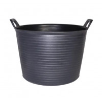 Galeata FLEXTUB din plastic neagra (40 L) - RUBI-88773