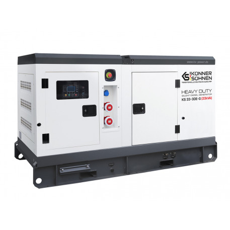 Generator de curent 33 kVA diesel - Heavy Duty - insonorizat - Konner & Sohnen - KS-33-3DE-G [1]