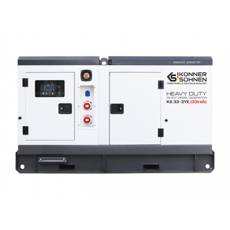 Generator de curent 33 kVA diesel - Heavy Duty - insonorizat - Konner & Sohnen - KS-33-3YE [1]