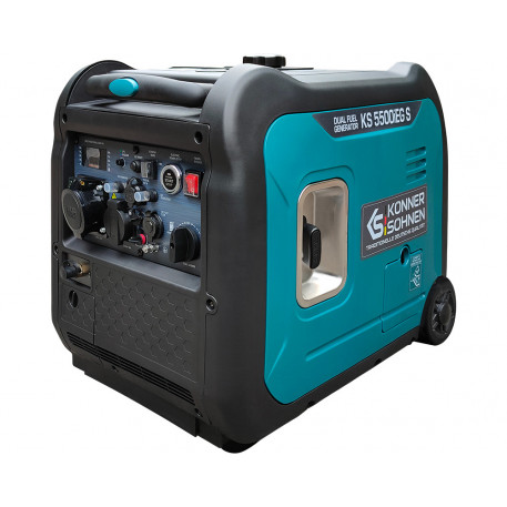 Generator de curent 5.5 kW inverter - HIBRID (GPL + benzina) - insonorizat - Konner & Sohnen - KS-5500iEG-S [1]
