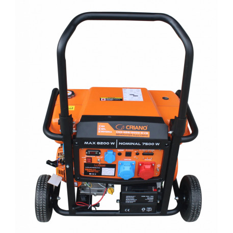 Generator de curent 8.2 kW SuperHIBRID (GPL + Gaz Natural + Benzina) voltaj selectabil 230V sau 400V - CRIANO - CNO-NRG-10000-G-1/3 [1]