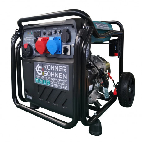 Generator de curent 8.5 kW inverter - benzina - Konner & Sohnen - KS-8100iE-1/3-ATSR [1]
