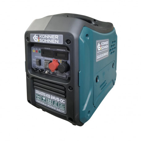 Generator de curent continuu DC 24-27V, 1.4 kW, max. 50A - benzina/GPL - Konner & Sohnen - KS-24VGS-DC [1]