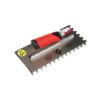 Gletiera dintata MRA 45° cu maner Rubiflex 28cm, 10mm - RUBI-75948 Gletiera dintata MRA 45° cu maner Rubiflex 28cm, 10mm - RUBI-75948