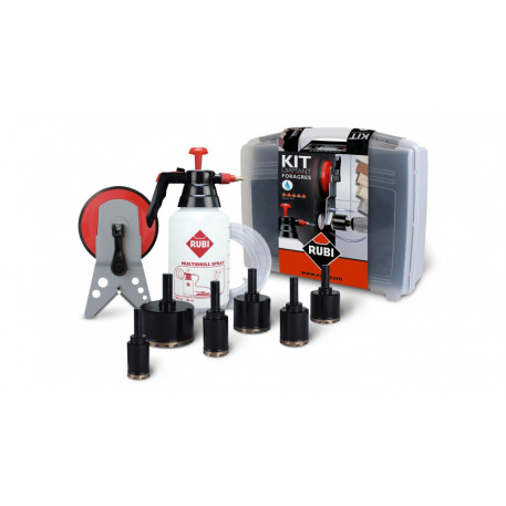 Kit carote diamantate ForaGres 20, 28, 35, 43, 50, 68mm, 6buc. - RUBI-50903 [1]