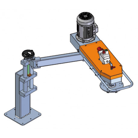 Masina de polisat cu coloana Manettone Giraffa - Mondial [1]