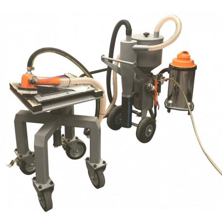 Masina de sablat PROFESIONALA cu recuperarea abrazivului - CX.ABRA-JuniorCompact [1]