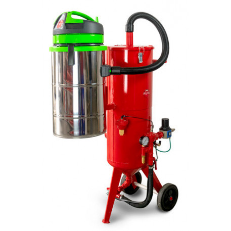 Masina de sablat Pressure Base - cu recuperarea abrazivului, rezervor 24l - FEVI-PRESSURE-BASE [1]