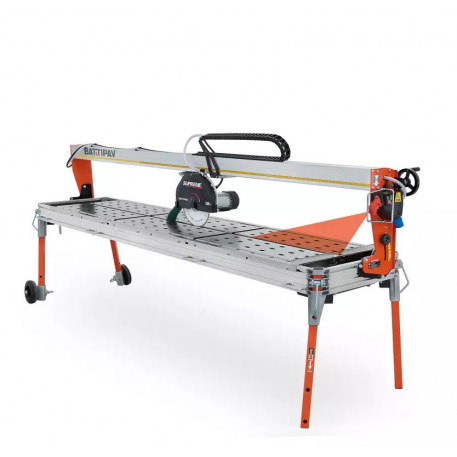 Masina de taiat marmura, granit 260cm, 2.2kW, SUPREME 260S cu laser si roti - Battipav-82601 [1]
