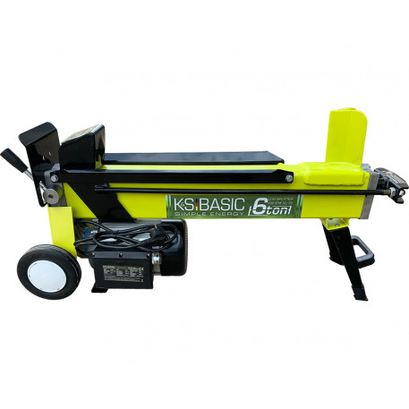 Masina electrica pt. despicat busteni pe orizontala - 6 tone, lung. 52cm, Ø 25cm - Konner & Sohnen - KSB 6THE V 52/25 [1]