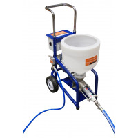 Masina multifunctionala de tencuit, gletuit, izolatii, debit max. 0-12 L/min, 1.5kW Monofazata, 20 bar, cuva plastic 35L - CNO-MFS12