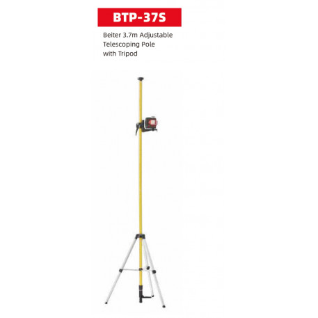 Mira/stadie cu trepied telescopic reglabil, max. 3.7m - Beiter BTP-37S [1]