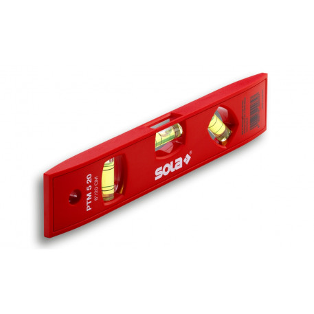 Nivelă torpedo ( Boloboc ) din plastic, cu magnet PTM 5, 20cm - Sola-01430620 [1]
