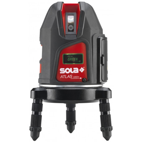 Nivela Laser Verde ATLAS GREEN multilinie si punct - 360°, 25m, Li-Ion - SOLA-71015701 [1]
