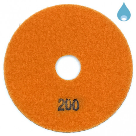 Paduri / dischete diamantate pt. slefuire umeda #200 Ø125mm - DXDY.WETPAD.125.0200 [1]
