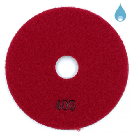 Paduri / dischete diamantate pt. slefuire umeda #400 Ø100mm - DXDY.WETPAD.100.0400 [1]