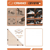 Pene Reutilizabile CRIANO LevSys+ pt. Clipsuri Autonivelare pt. gresie, faianta si placi - 50 buc - CNO-LSP-SP50