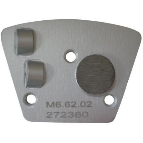 Placa cu segmenti diamantati pt. slefuire pardoseli - segment DPC 2x1/4 - prindere M6 - DXDH.8506.73.02-R [1]