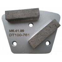 Placa cu segmenti diamantati pt. slefuire pardoseli - segment DPC dual - prindere M6 - DXDH.8506.41.99