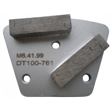 Placa cu segmenti diamantati pt. slefuire pardoseli - segment DPC dual - prindere M6 - DXDH.8506.41.99 [1]