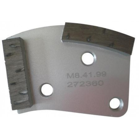 Placa cu segmenti diamantati pt. slefuire pardoseli - segment DPC dual - prindere M8 - DXDH.8508.41.99 [1]