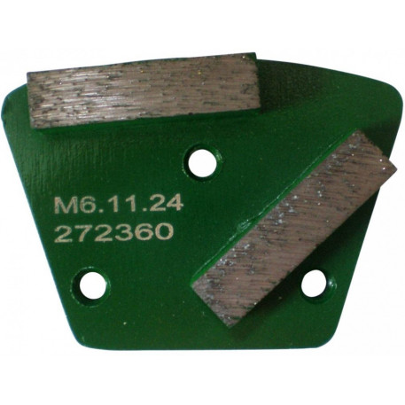 Placa cu segmenti diamantati pt. slefuire pardoseli - segment dur (verde) - # 40 - prindere M6 - DXDH.8506.11.24 [1]
