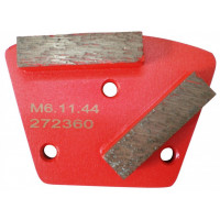 Placa cu segmenti diamantati pt. slefuire pardoseli - segment mediu (rosu) - # 16 - prindere M6 - DXDH.8506.11.41