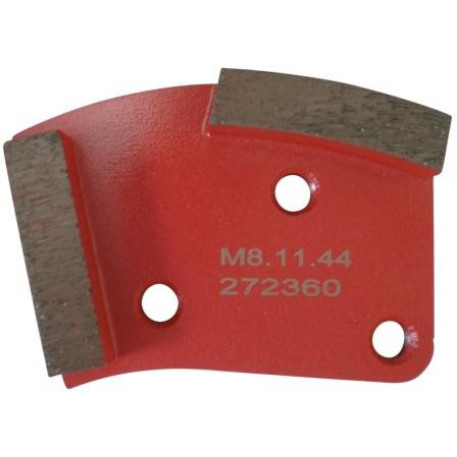 Placa cu segmenti diamantati pt. slefuire pardoseli - segment mediu (rosu) - # 40 - prindere M8 - DXDH.8508.11.44 [1]