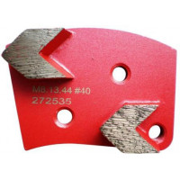 Placa cu segmenti diamantati pt. slefuire pardoseli - segment mediu (rosu) - # 40 - prindere M8 - DXDH.8508.13.44-R