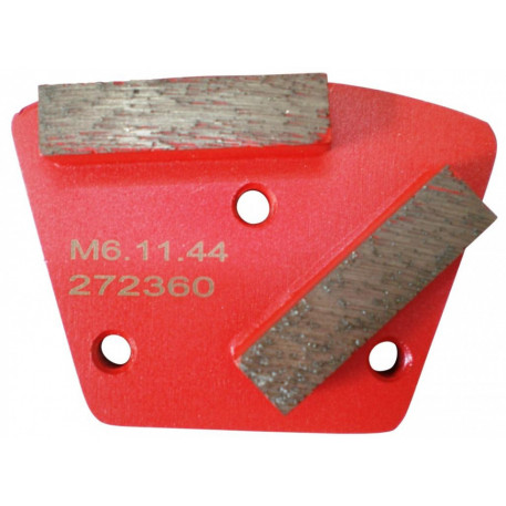 Placa cu segmenti diamantati pt. slefuire pardoseli - segment mediu (rosu) - # 80 - prindere M6 - DXDH.8506.11.45 [1]