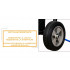 Pompa de vopsit si zugravit AIRLESS cu Motor termic si Diafragma Profesionala cu Carucior - Complet Echipata 1/4
