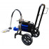 Pompa de vopsit si zugravit AIRLESS Diafragma Profesională cu Carucior - Complet Echipata - 1/4