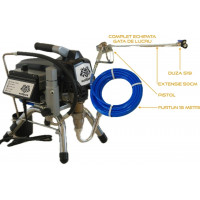 Pompa de vopsit si zugravit AIRLESS Piston Profesională cu Cadru - Echipata - 1/4 Pompa de vopsit si zugravit AIRLESS Piston Profesională cu Cadru - Echipata - 1/4