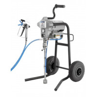 Pompa de vopsit / zugravit AIRLESS Industriala cu Carucior - Complet Echipata - 1,9L/min - Jolly - Larius-K56501