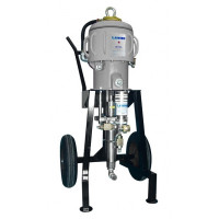 Pompa de vopsit / zugravit AIRLESS Industriala cu Carucior - Complet Echipata - 12L/min - Larius Nova SS 60:1