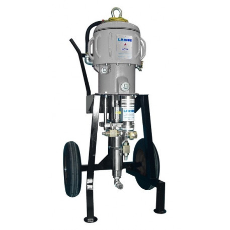 Pompa de vopsit / zugravit AIRLESS Industriala cu Carucior - Complet Echipata - 12L/min - Larius Nova SS 60:1 [1]