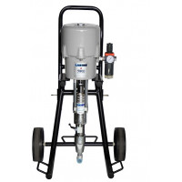 Pompa de vopsit / zugravit AIRLESS Industriala cu Carucior - Complet Echipata - 5L/min - Sirio SS 40:1