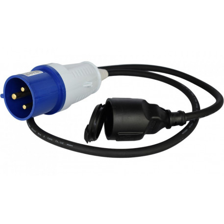 Prelungitor 230V Stecher Euro - 1x Priza Casnica - max 3600W - KS-EX1M-1S [1]