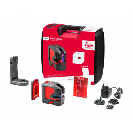 Nivela Laser cu linii in cruce, Lino L2 - Li-Ion - TWIST250 - Leica-864413 [1]