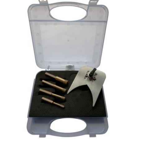 Set carote diamantata pt. gresie portelanata & piatra - diam. 6, 8, 10, 14mm - cu ceara- Super Premium - DXDH.80409.Satz6-14 [1]