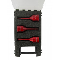 Set carote diamantata pt. gresie portelanata & piatra - diam. 6, 8, 10mm - cu ceara- Premium - DXDH.80408.Satz6-10W