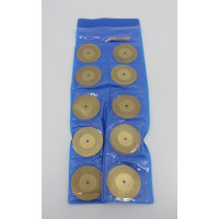 Set de 10 discuri diamantate taiat si slefuit ceramica 40mm si 2 axuri pentru CRIANO MPU350W - CNO-MPU350W-DD40