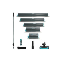 SET de gletiere pentru aplicare glet / tencuieli, 9 piese - Kit complet pentru Finisaje - BIHUI-PTKBK9