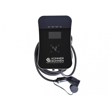 Stație de încărcare pentru vehicule electrice - trifazată, 11 kW, 16A, Tip 2 - KS X16/3 [1]