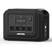 Statie acumulator portabil cu incarcare rapida - FastCharge, LiFePO4 - Generator Solar Power Station - 2000W, 1024Wh - CNO-PS1